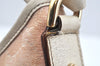 Authentic GUCCI Abbey Shoulder Hand Bag Purse GG Canvas Leather Pink L0553
