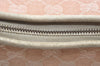 Authentic GUCCI Abbey Shoulder Hand Bag Purse GG Canvas Leather Pink L0553