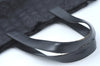 Authentic CHANEL New Travel Line Shoulder Tote Bag Nylon Leather Black L0554