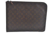 Authentic Louis Vuitton Monogram Poche Documents Document Case Old Model L0555