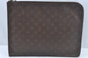 Authentic Louis Vuitton Monogram Poche Documents Document Case Old Model L0555