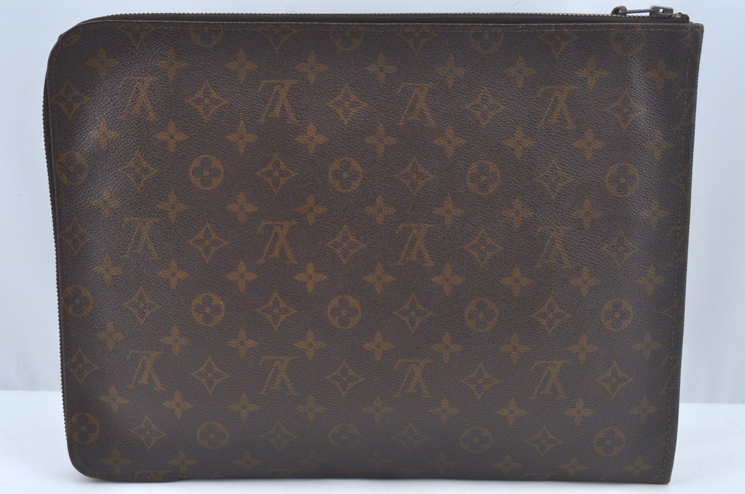 Authentic Louis Vuitton Monogram Poche Documents Document Case Old Model L0555