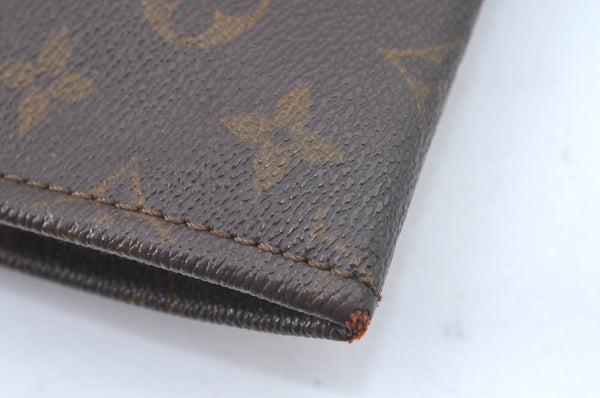 Authentic Louis Vuitton Monogram Poche Documents Document Case Old Model L0555
