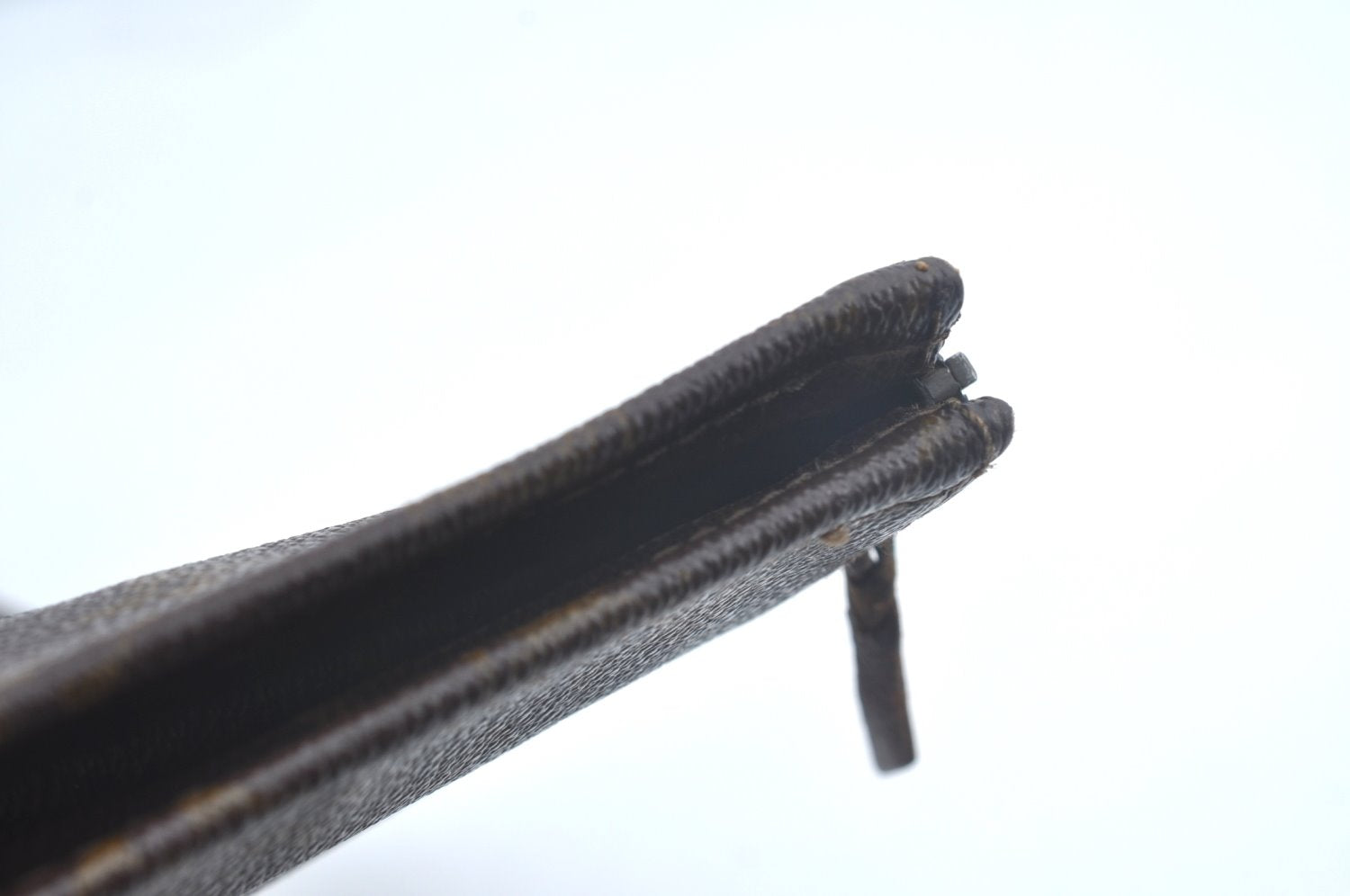 Authentic Louis Vuitton Monogram Poche Documents Document Case Old Model L0555