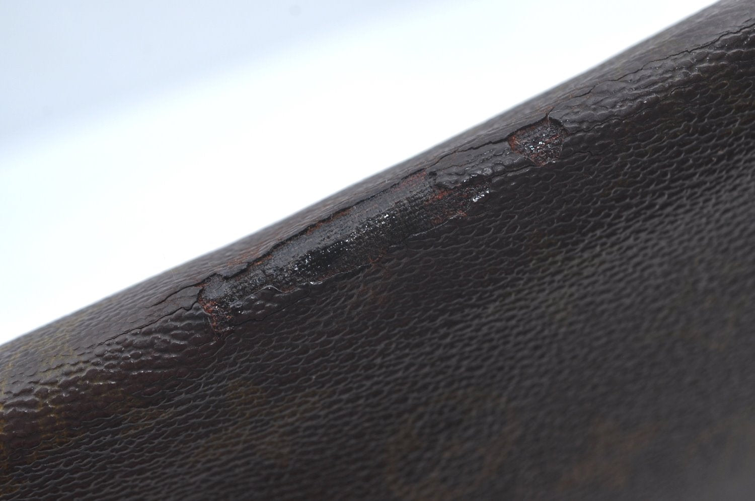 Authentic Louis Vuitton Monogram Poche Documents Document Case Old Model L0555