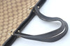 Authentic GUCCI Vintage Hand Tote Bag GG Canvas Leather 0021099 Brown L0557