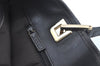 Authentic GUCCI Vintage Hand Tote Bag GG Canvas Leather 0021099 Brown L0557