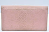 Authentic GUCCI Guccissima GG Leather Long Wallet Purse 203573 Pink L0558