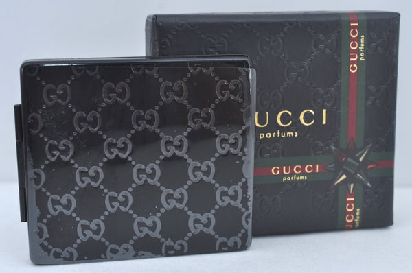 Authentic GUCCI Mirror Plastic GG Black Box L0560