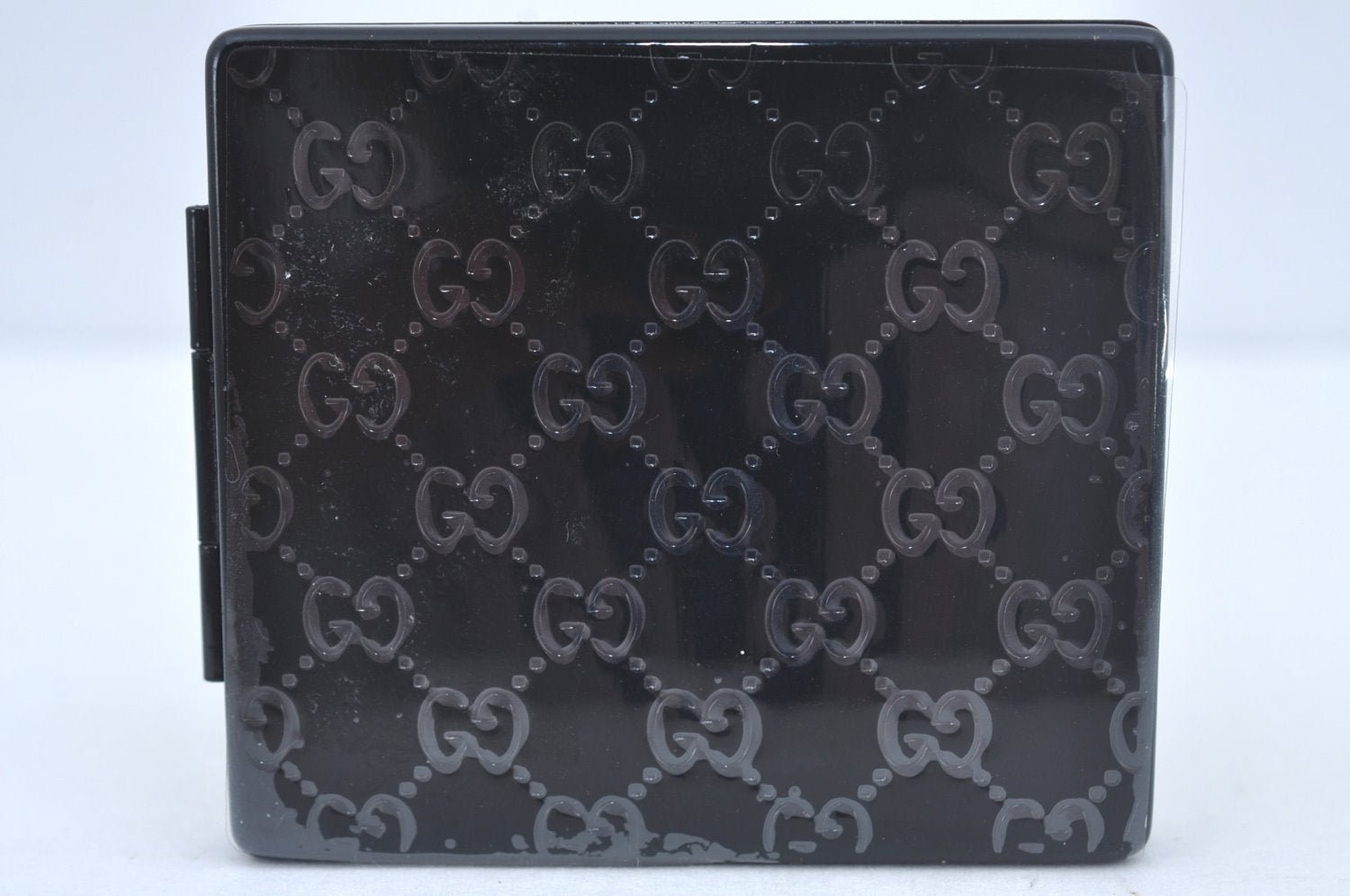 Authentic GUCCI Mirror Plastic GG Black Box L0560
