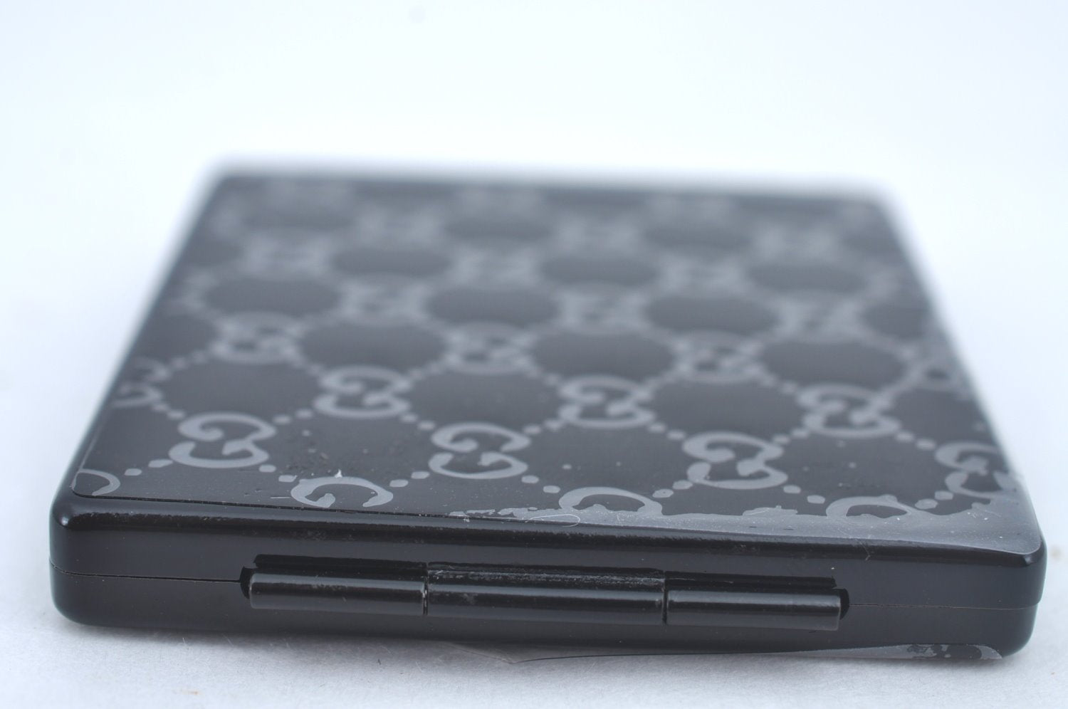 Authentic GUCCI Mirror Plastic GG Black Box L0560