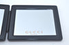 Authentic GUCCI Mirror Plastic GG Black Box L0560