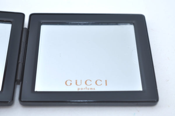 Authentic GUCCI Mirror Plastic GG Black Box L0560