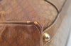 Authentic CELINE Macadam Blason Pattern Hand Bag PVC Leather Brown L0561