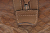 Authentic CELINE Macadam Blason Pattern Hand Bag PVC Leather Brown L0561