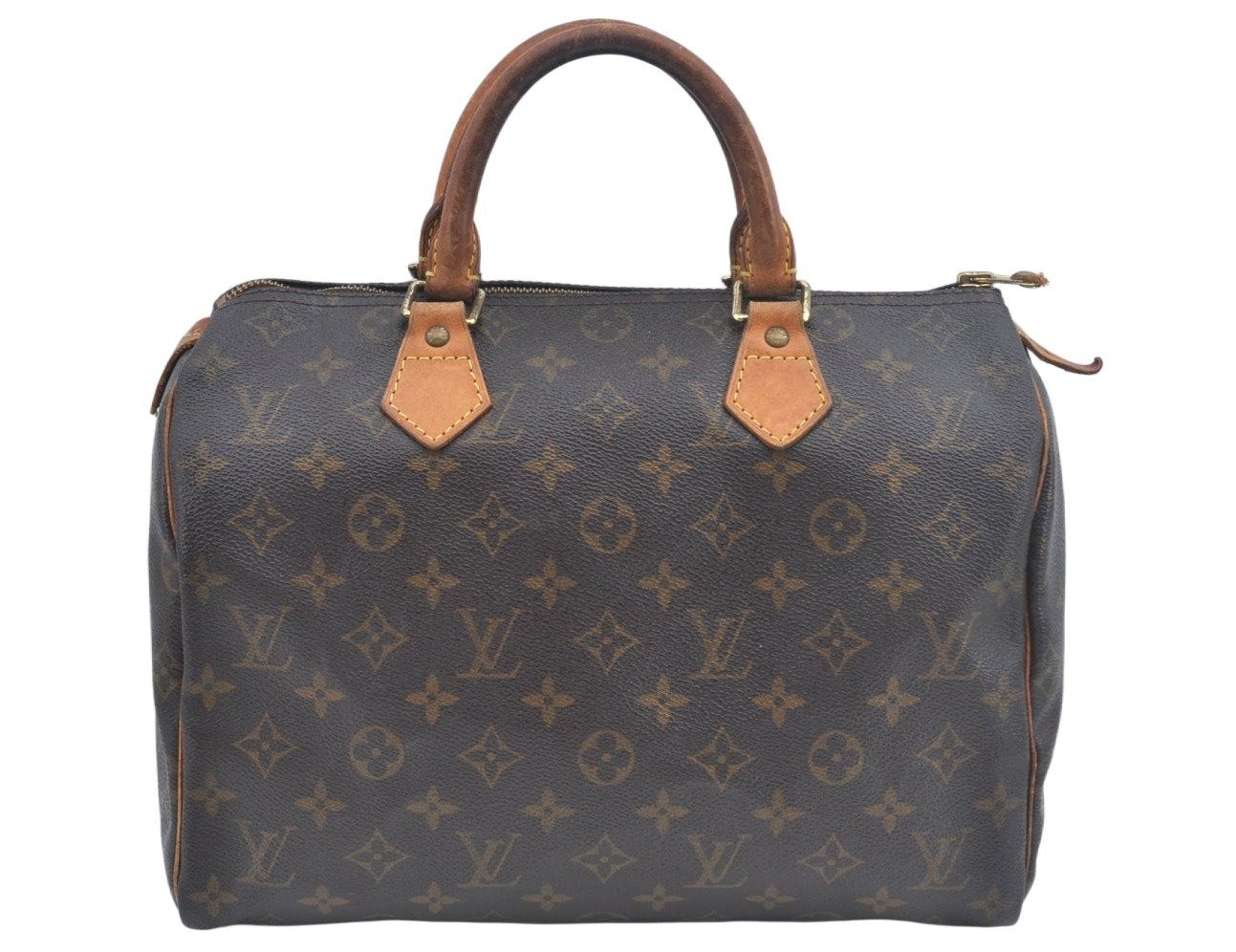 Authentic Louis Vuitton Monogram Speedy 30 Hand Boston Bag M41526 LV L0572