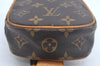 Authentic Louis Vuitton Monogram Pochette Gange Waist Body Bag M51870 LV L0579