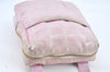 Auth CHANEL New Travel Line Shoulder Cross Body Bag Nylon Leather Pink L0583