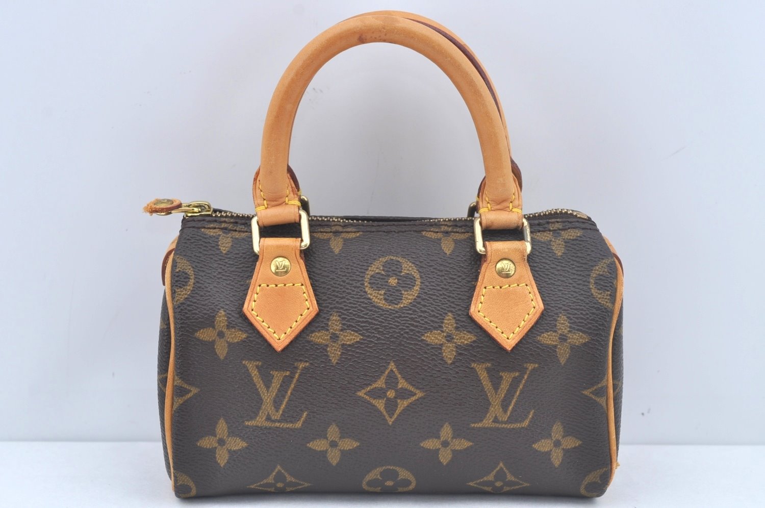 Authentic Louis Vuitton Monogram Mini Speedy Hand Bag Purse M41534 LV L0584