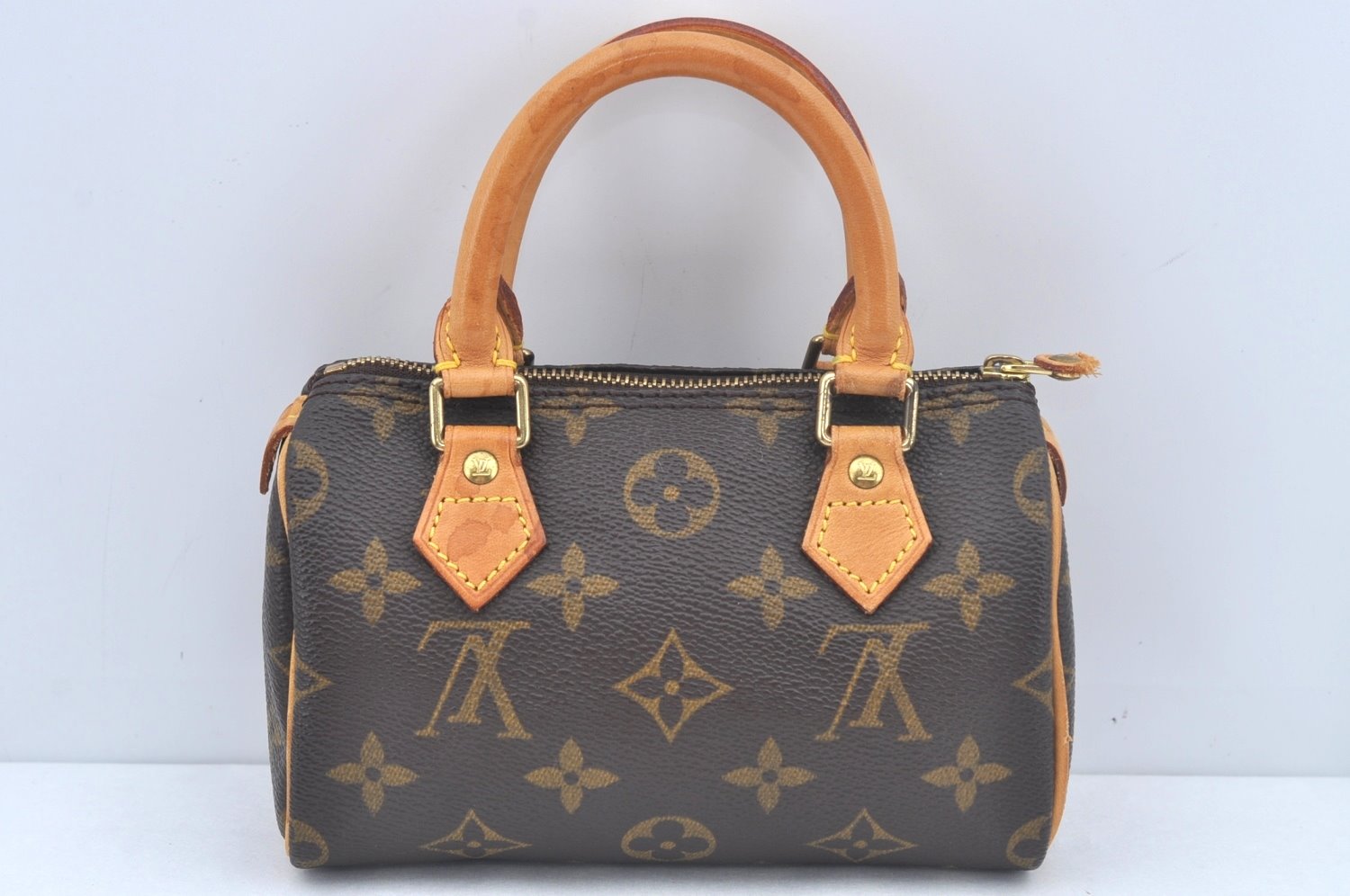 Authentic Louis Vuitton Monogram Mini Speedy Hand Bag Purse M41534 LV L0584