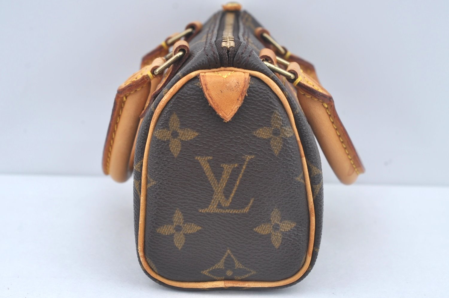 Authentic Louis Vuitton Monogram Mini Speedy Hand Bag Purse M41534 LV L0584