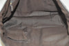 Authentic GUCCI GG Crystal Shoulder Tote Bag PVC Leather Brown L0590