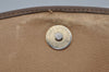 Authentic GUCCI Web Sherry Line GG Clutch Bag PVC Leather Brown Junk L0591