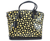 Louis Vuitton Vernis Dots Infinity LockitMM Yayoi Kusama Hand Bag Black LV L0594