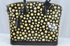 Louis Vuitton Vernis Dots Infinity LockitMM Yayoi Kusama Hand Bag Black LV L0594