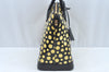 Louis Vuitton Vernis Dots Infinity LockitMM Yayoi Kusama Hand Bag Black LV L0594