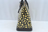 Louis Vuitton Vernis Dots Infinity LockitMM Yayoi Kusama Hand Bag Black LV L0594