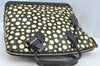 Louis Vuitton Vernis Dots Infinity LockitMM Yayoi Kusama Hand Bag Black LV L0594