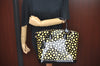 Louis Vuitton Vernis Dots Infinity LockitMM Yayoi Kusama Hand Bag Black LV L0594