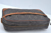 Authentic Louis Vuitton Monogram Compiegne 28 Clutch Hand Bag M51845 Junk L0597