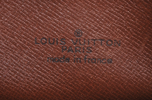 Authentic Louis Vuitton Monogram Compiegne 28 Clutch Hand Bag M51845 Junk L0597