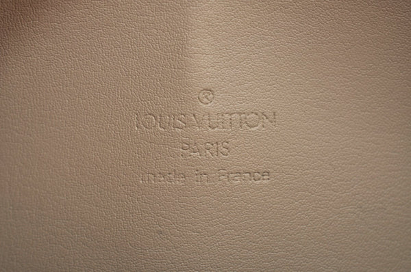 Authentic Louis Vuitton Vernis Bedford Hand Bag Yellow Beige M91006 LV L0602