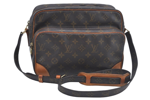 Authentic Louis Vuitton Monogram Nile Shoulder Cross Body Bag M45244 LV L0603