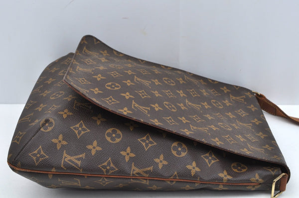 Auth Louis Vuitton Monogram Musette Shoulder Cross Body Bag M51256 LV Junk L0606