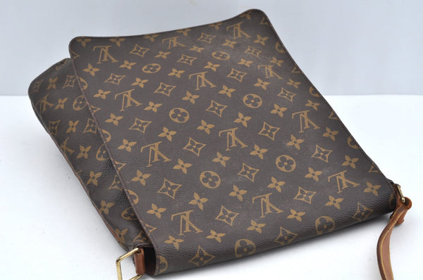 Auth Louis Vuitton Monogram Musette Shoulder Cross Body Bag M51256 LV Junk L0606