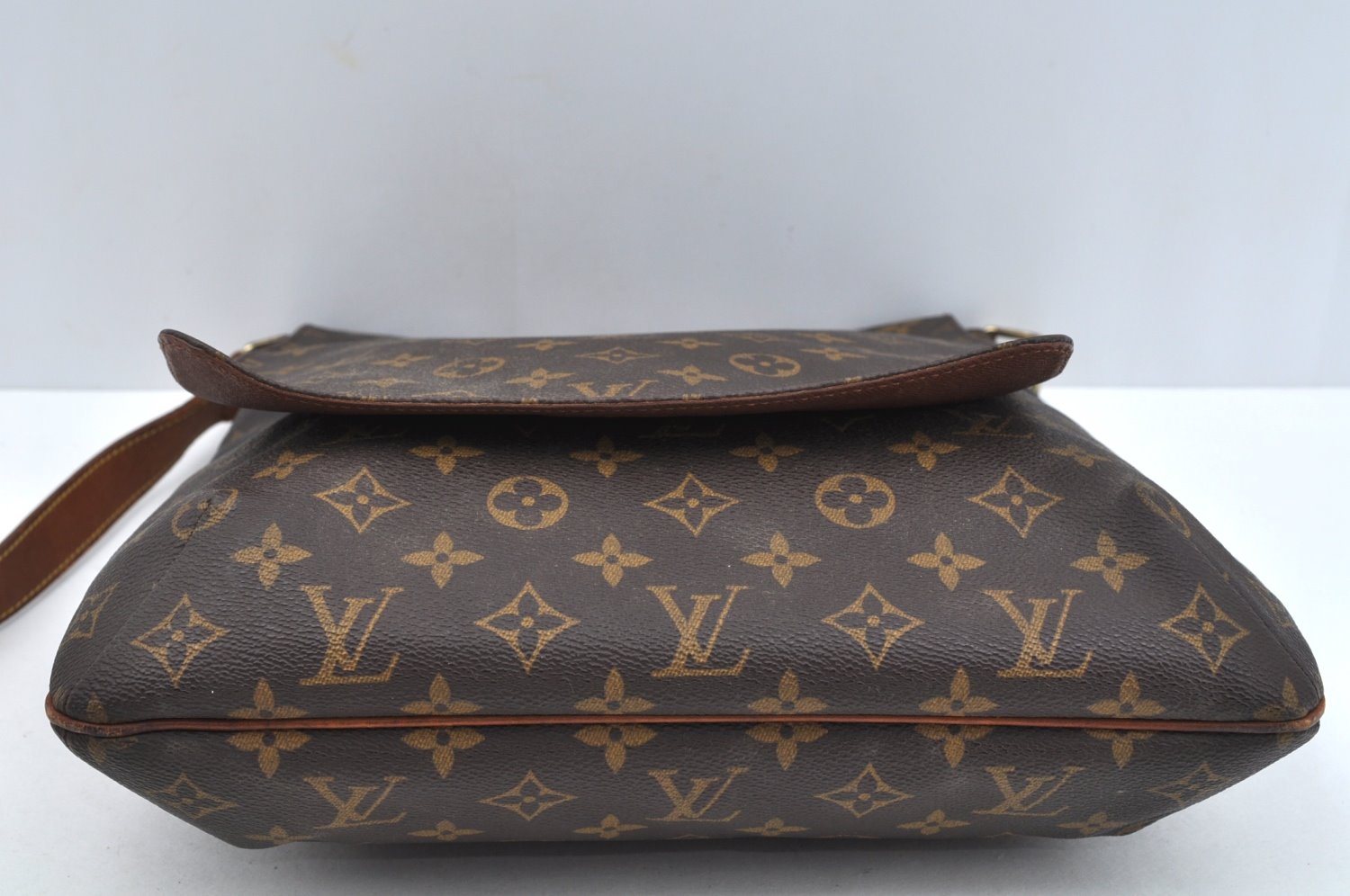 Auth Louis Vuitton Monogram Musette Shoulder Cross Body Bag M51256 LV Junk L0606