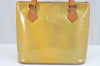 Authentic Louis Vuitton Vernis Houston Shoulder Hand Bag Yellow M91055 LV L0607