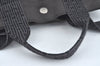 Authentic HERMES Her Line Ado PM Backpack Hand Bag Nylon Gray L0609