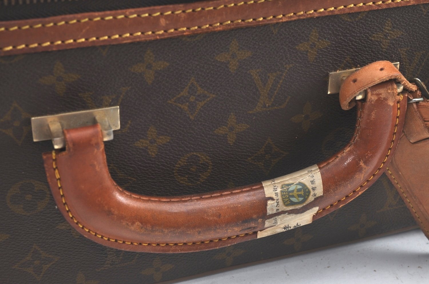 Authentic Louis Vuitton Monogram Stratos 70 M23234 Trunk Case Travel Bag L0612