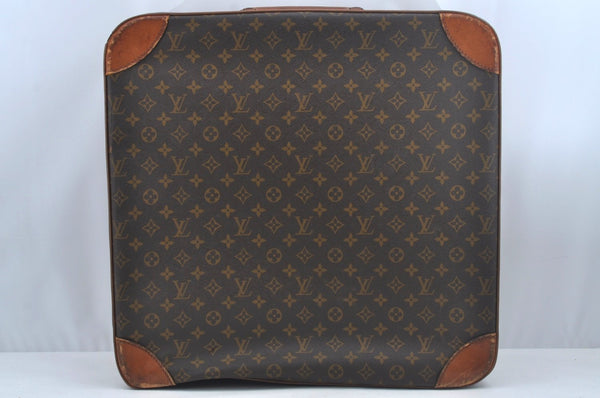 Authentic Louis Vuitton Monogram Stratos 50 M23240 Trunk Case Travel Bag L0613