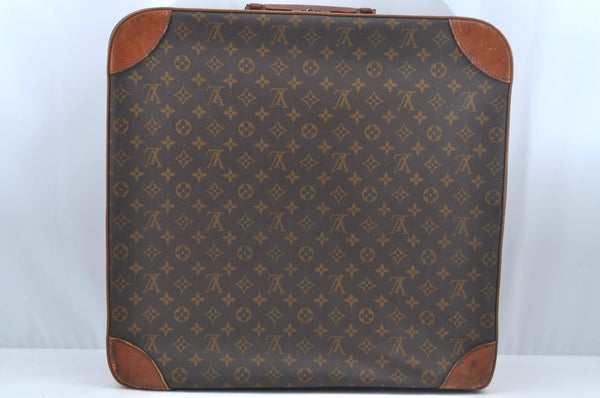 Authentic Louis Vuitton Monogram Stratos 50 M23240 Trunk Case Travel Bag L0613