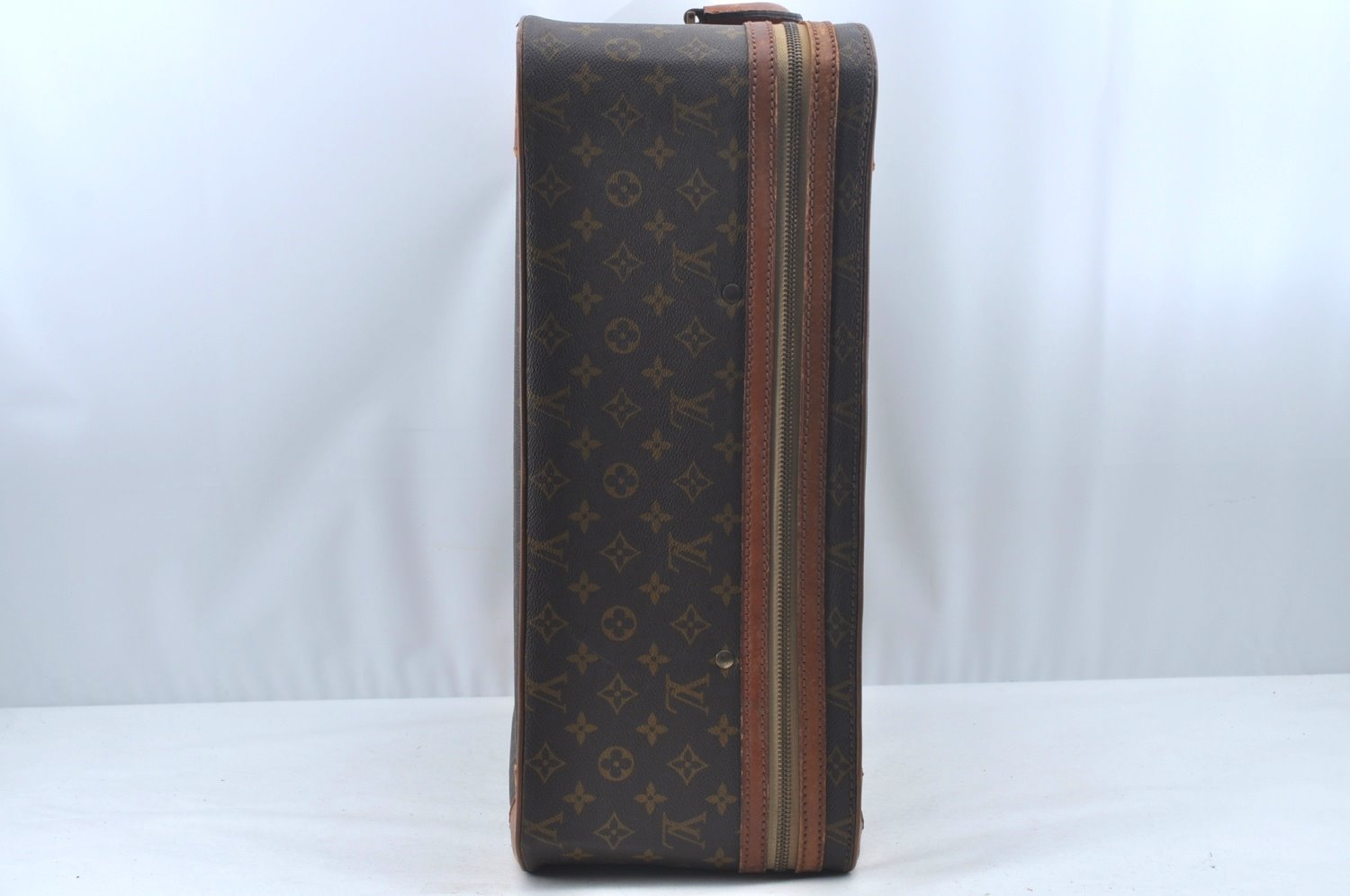 Authentic Louis Vuitton Monogram Stratos 50 M23240 Trunk Case Travel Bag L0613