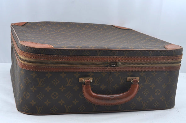 Authentic Louis Vuitton Monogram Stratos 50 M23240 Trunk Case Travel Bag L0613