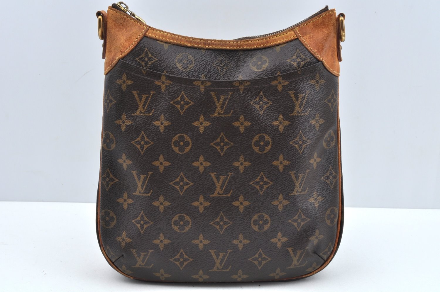 Authentic Louis Vuitton Monogram Odeon PM Shoulder Cross Bag M56390 Junk L0615