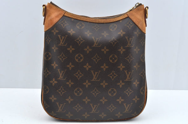 Authentic Louis Vuitton Monogram Odeon PM Shoulder Cross Bag M56390 Junk L0615