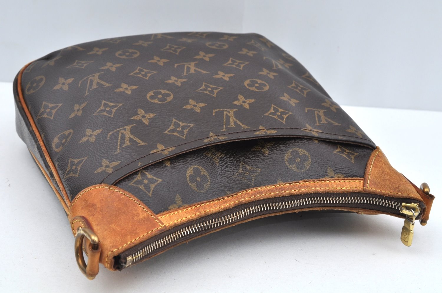 Authentic Louis Vuitton Monogram Odeon PM Shoulder Cross Bag M56390 Junk L0615